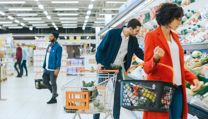 Personen im Supermarkt Ethnografie
