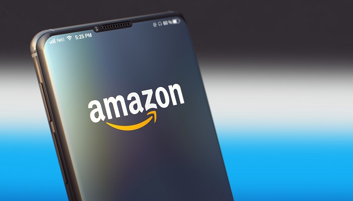 Amazon geöffnet auf einem Smartphone
