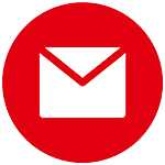 Roter E-Mail Button.