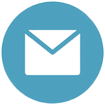 Blauer E-Mail Button.